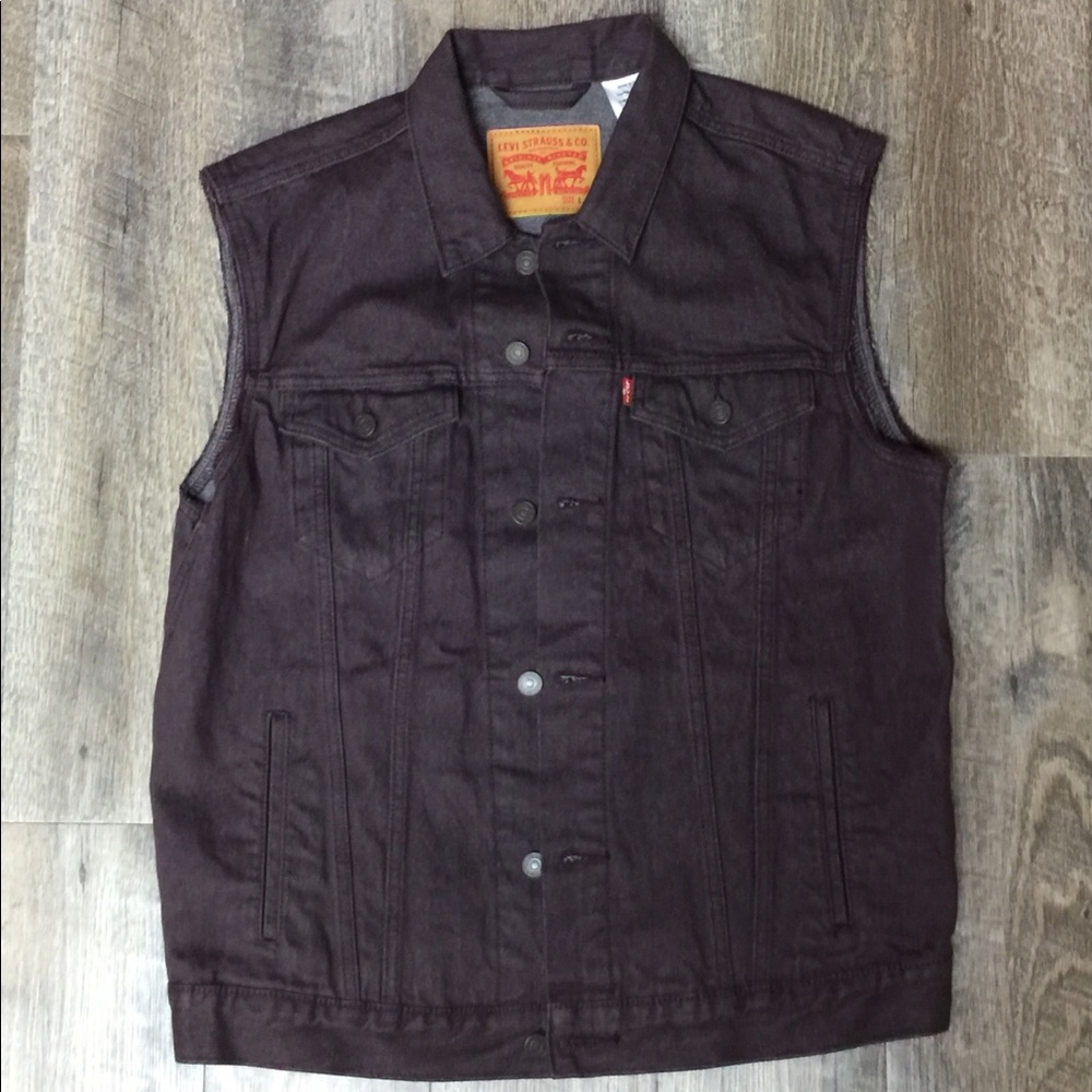 Levi’s Trucker Denim Vest sz S